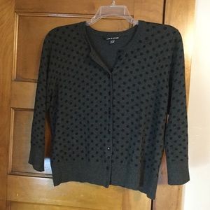 Cable & Gauge Polka Dot Sweater.    C037